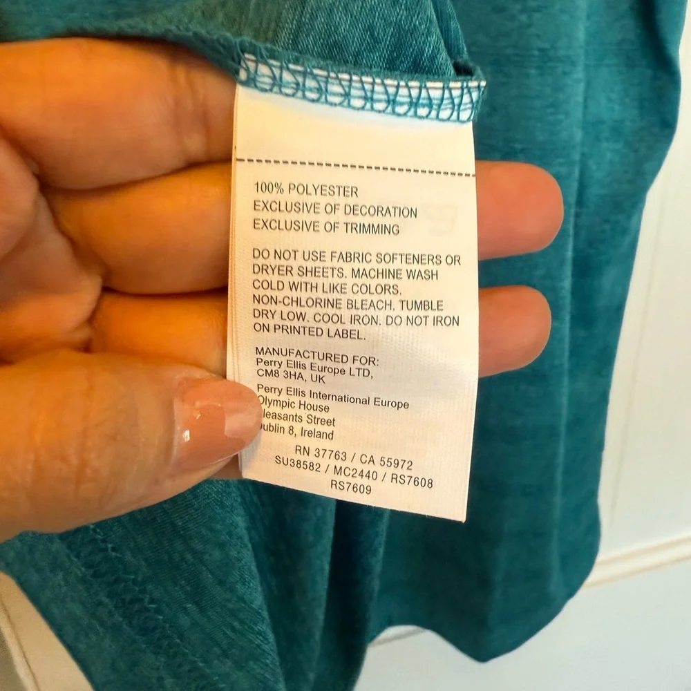 Grand Slam Men's Teal Polo Shirt, Sleeve and Collared solid Golf Shirt